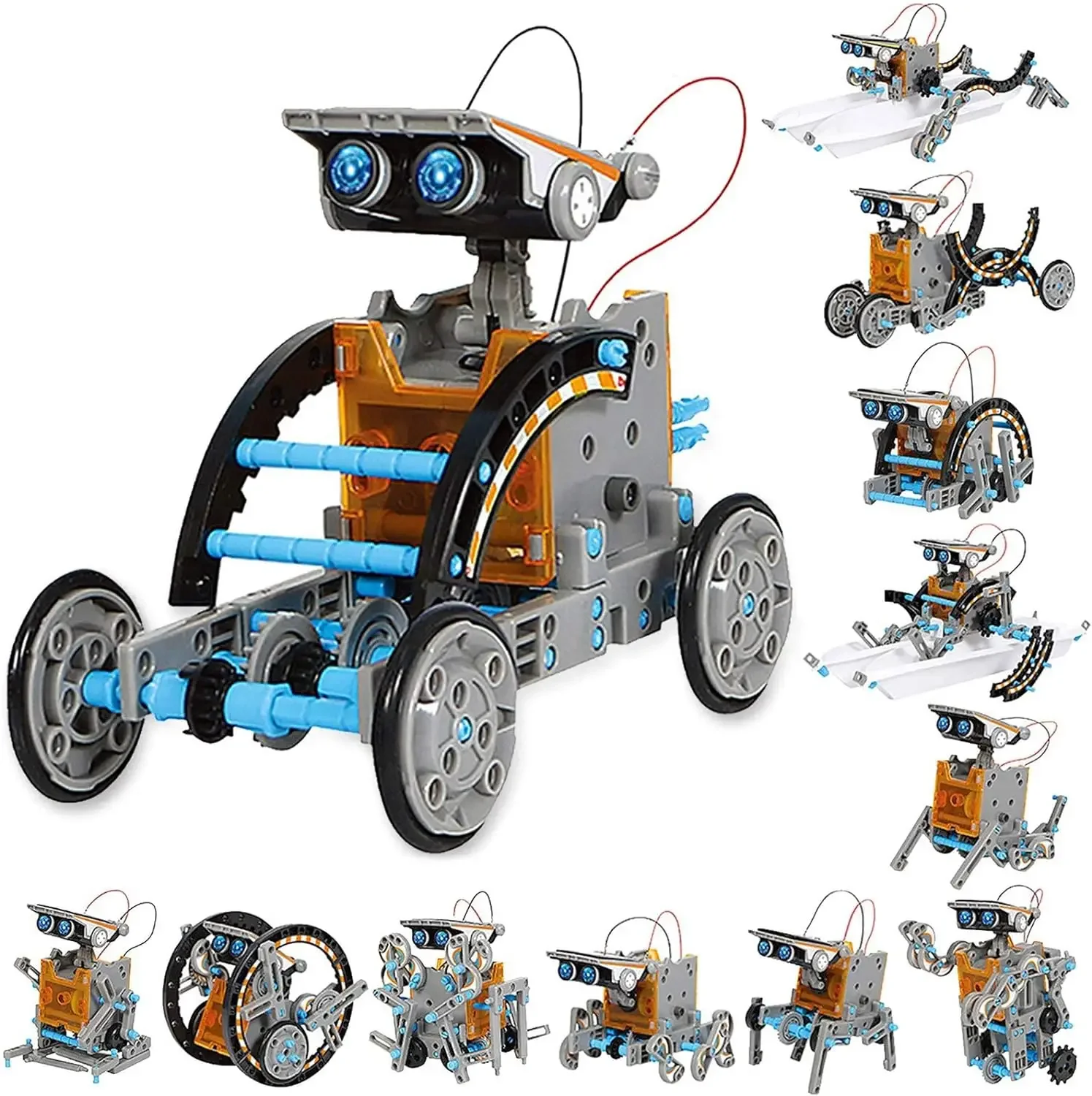 Science Project Robot - 13-в-1 обучающий солнечный робот, игрушки, набор