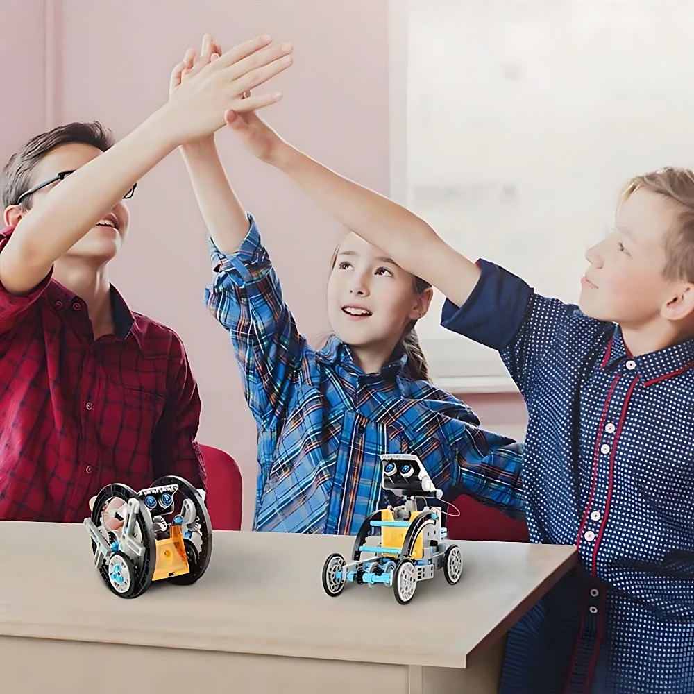Солнечный робот-конструктор 12 – обзор и цена Science Project Robot